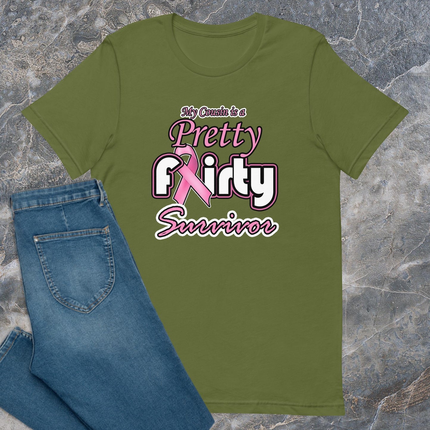 Pretty Flirty Survivor (Cousin) T-Shirt